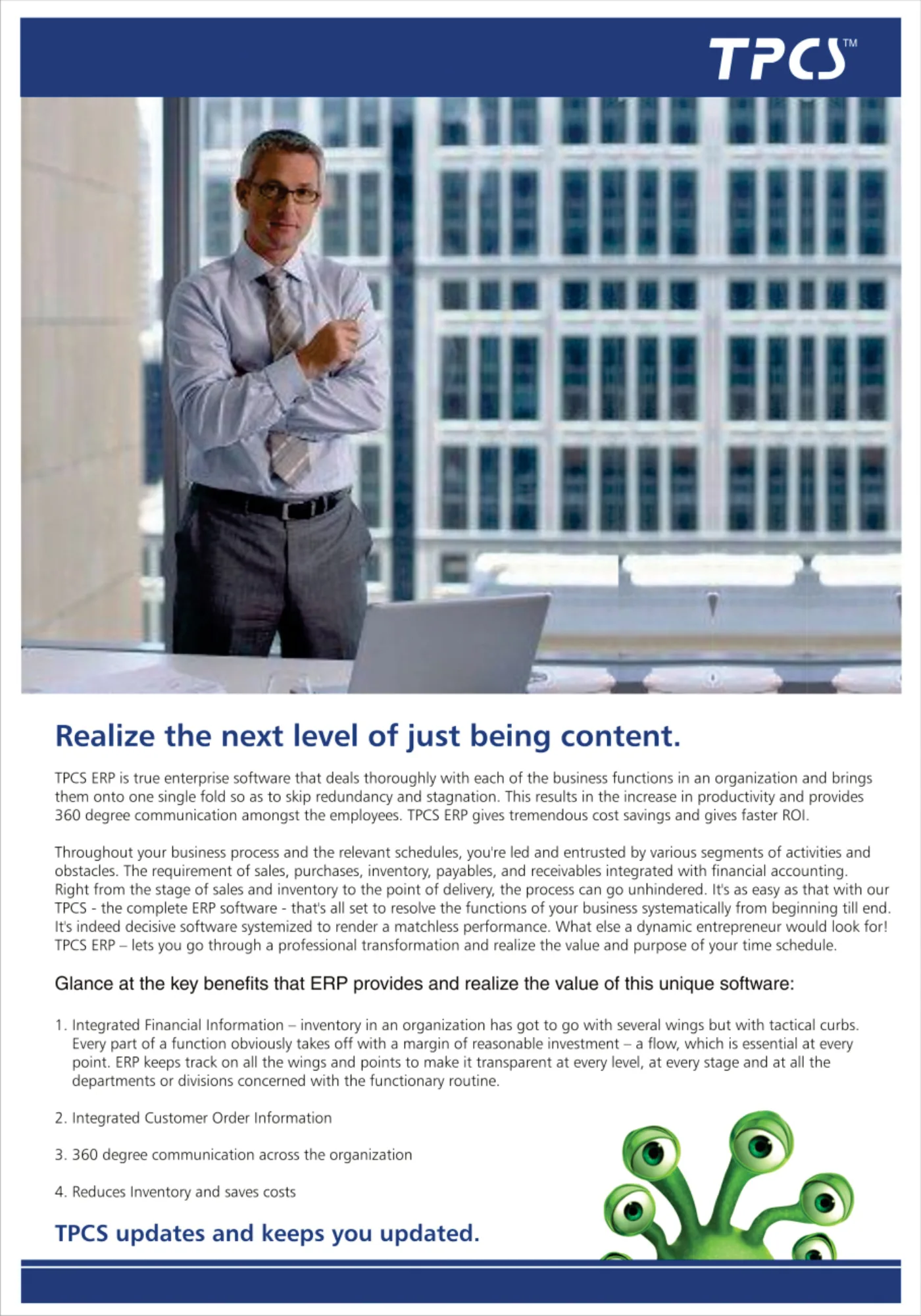 TPCS ERP enterprise software campaign creative