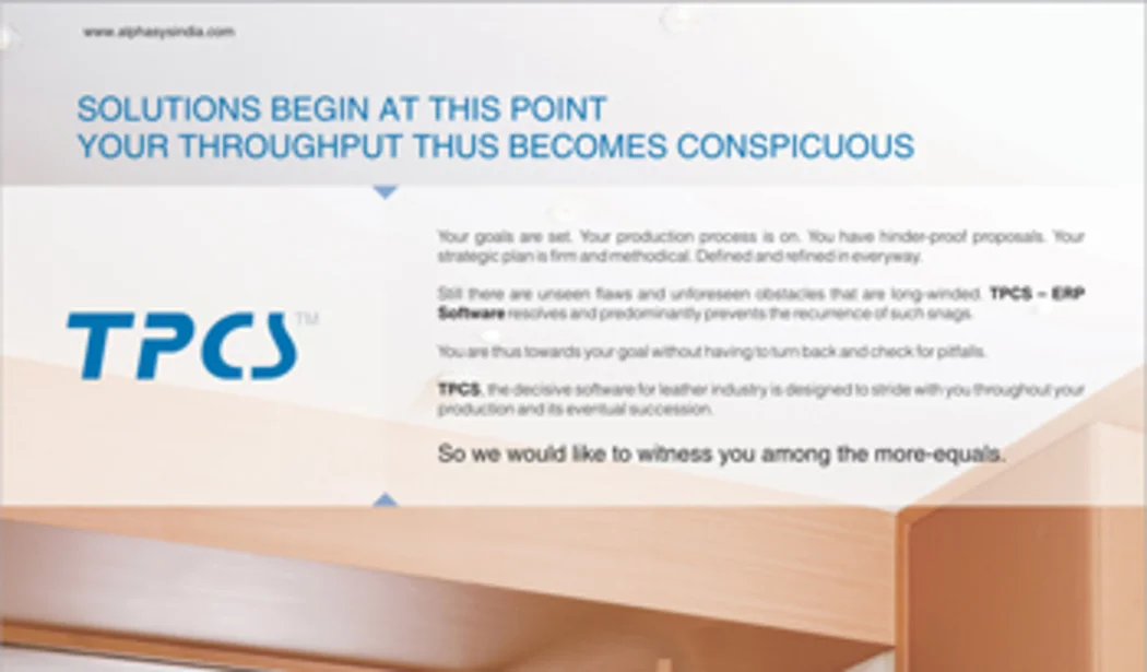 TPCS enterprise software print advertisement design