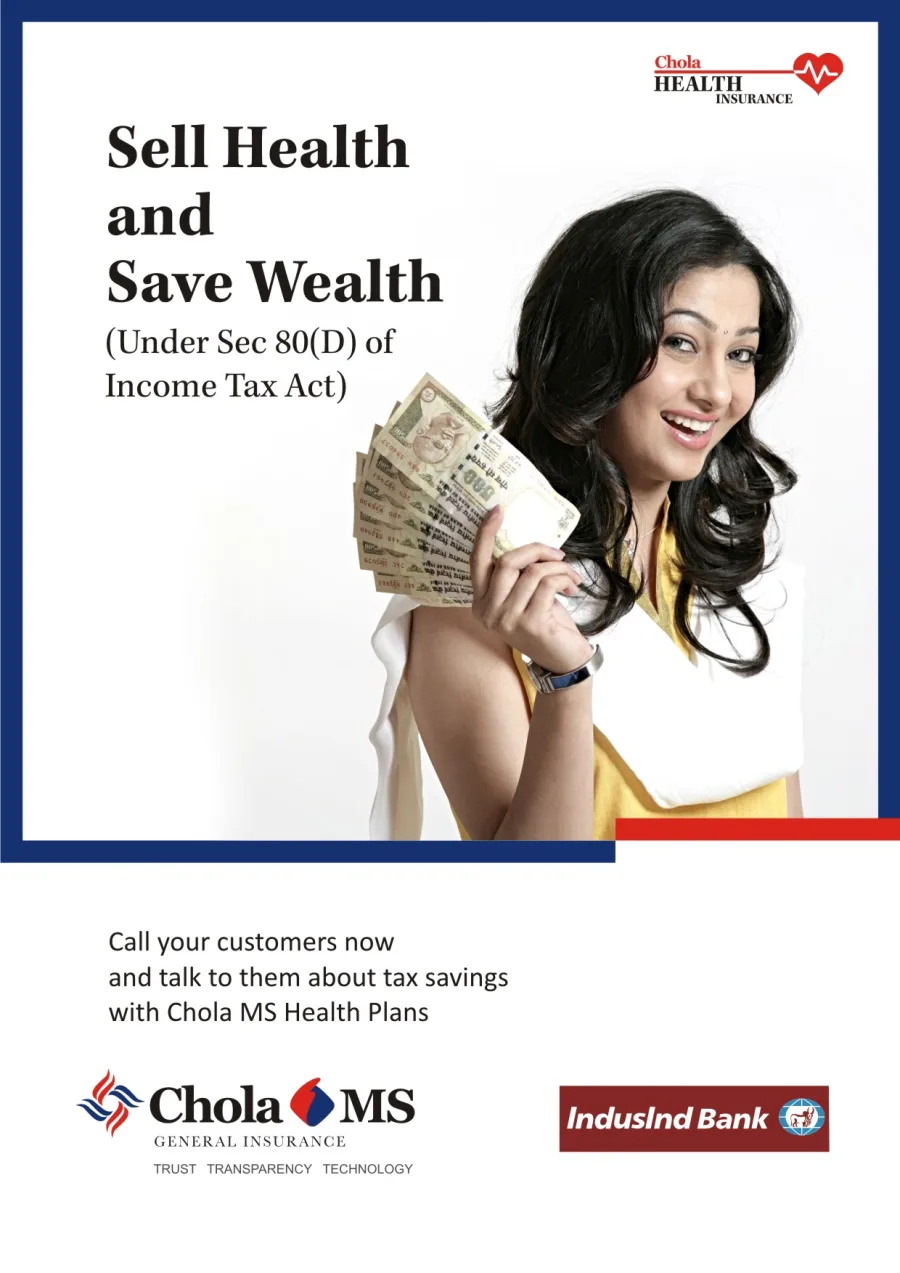 Chola MS Health Insurance print advertising campaign creative