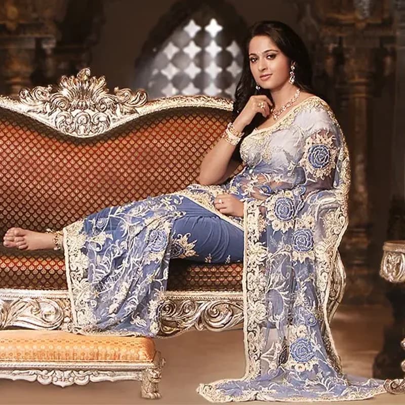Celebrity saree campaign photography