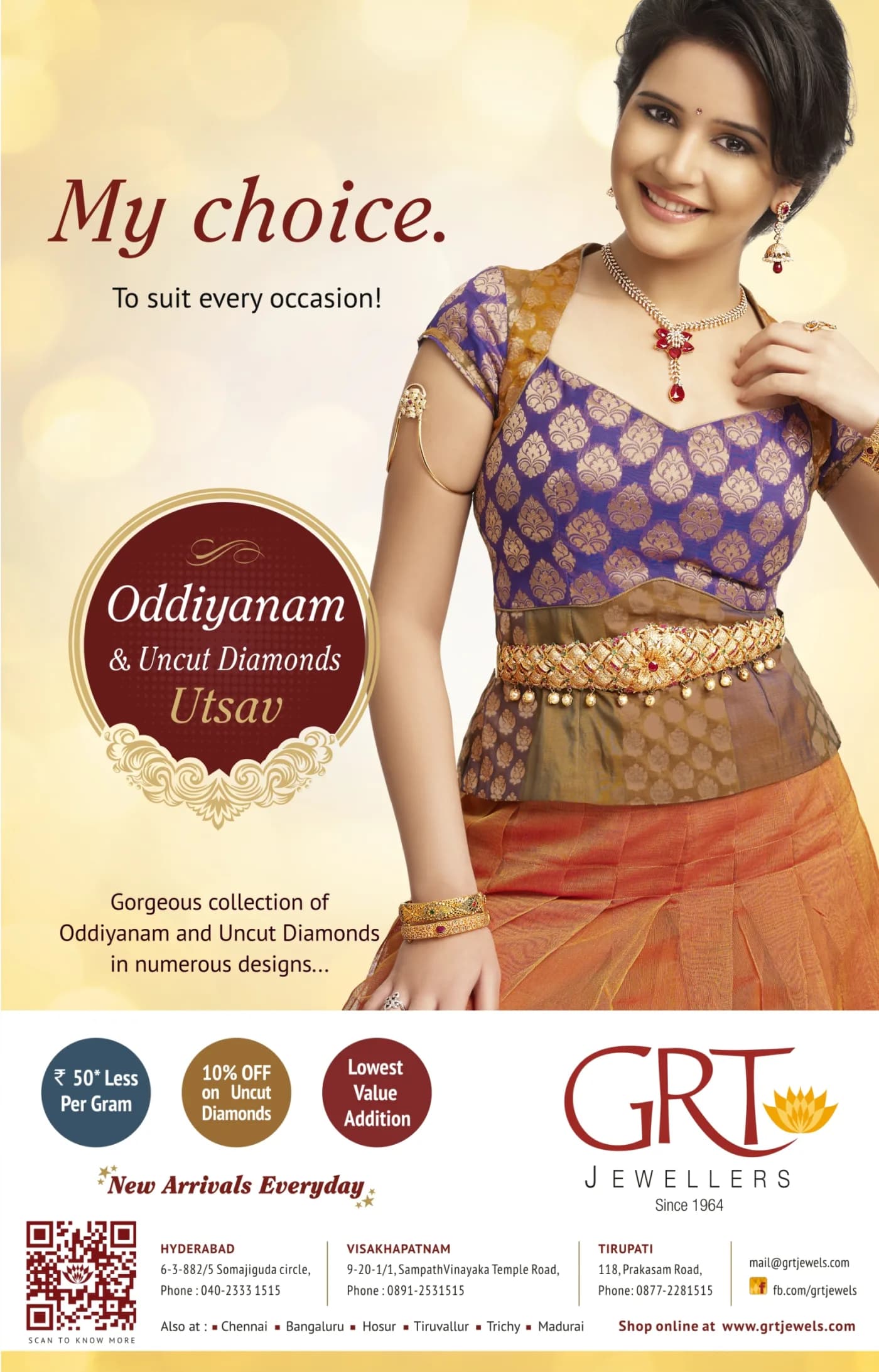 Lakshmi Jewellery "Antique Bridal Collection" model photography