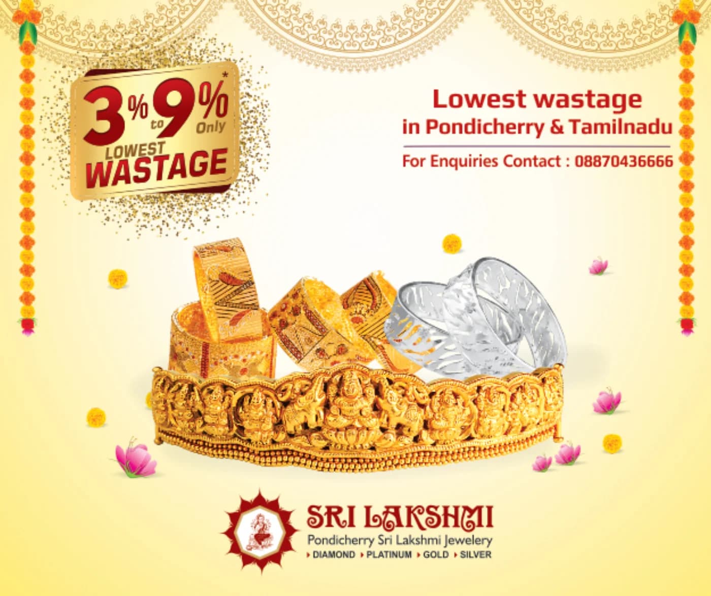 Sri Lakshmi Jewellery gold and silver bangles product photography