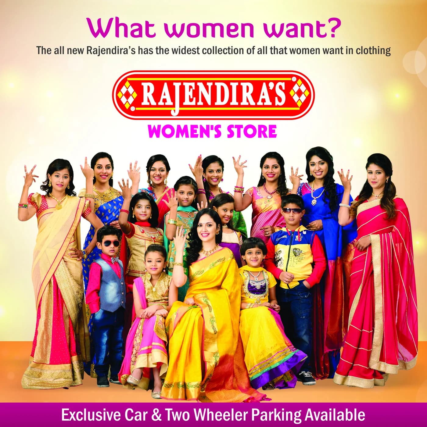 Rajendira's Women's Store outdoor banner campaign