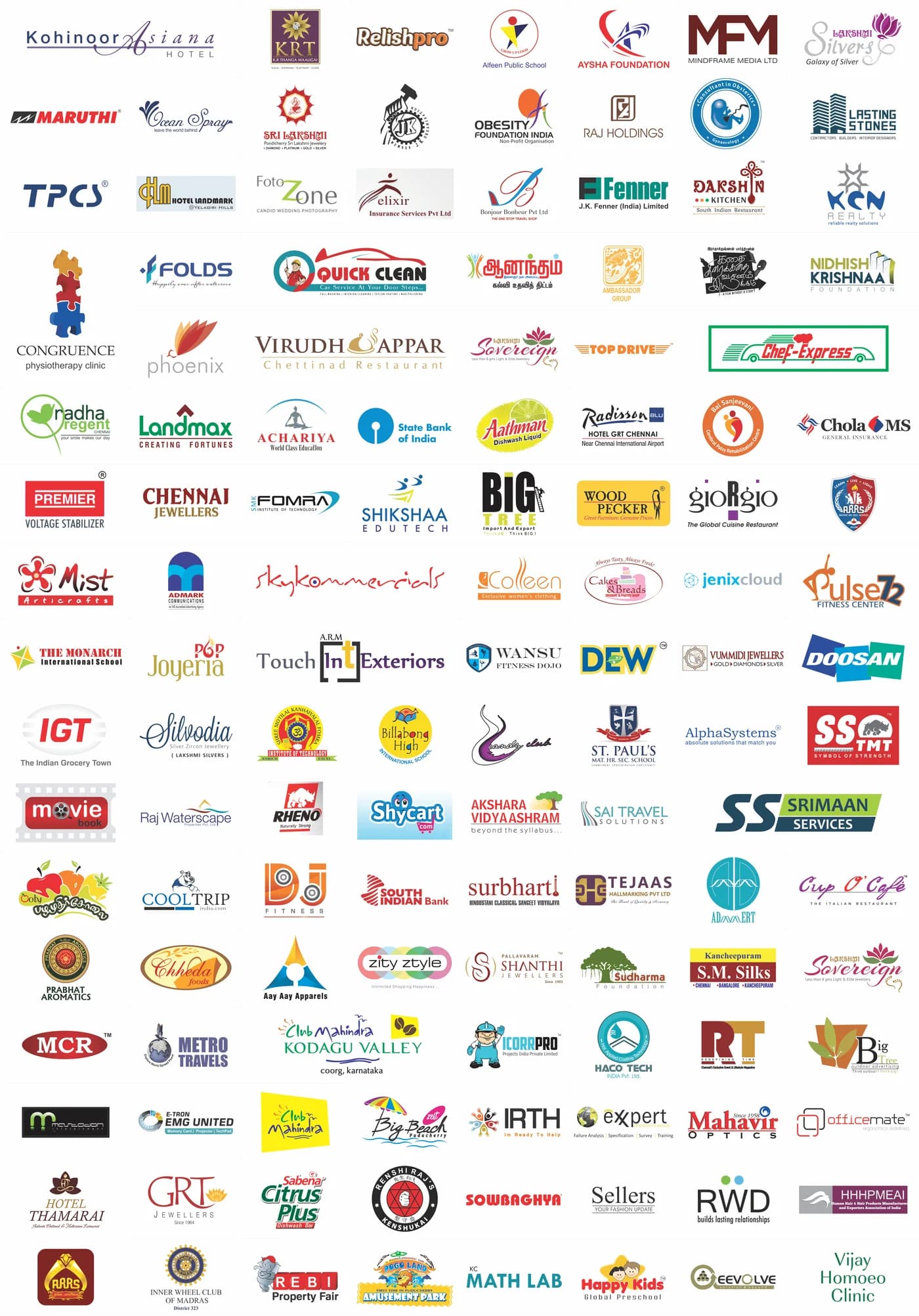 Wall of client logos LeverageAds has worked with