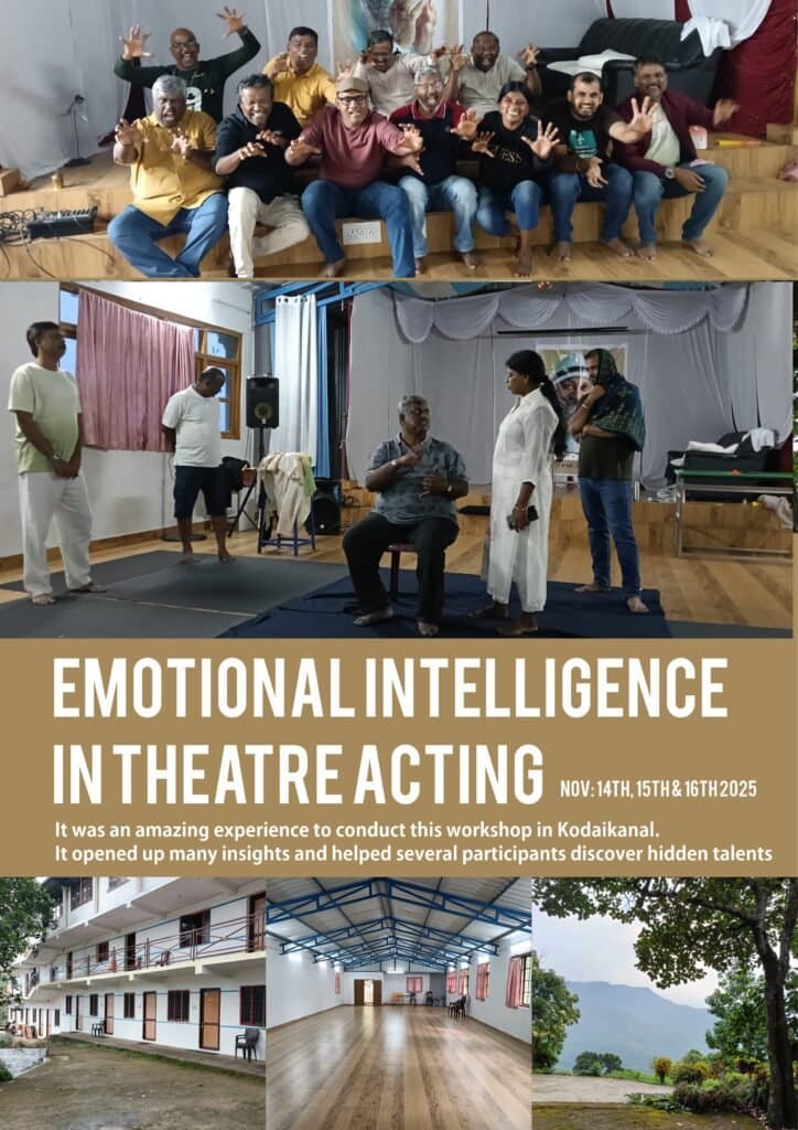 Emotional intelligence in theatre acting workshop in Kodaikanal